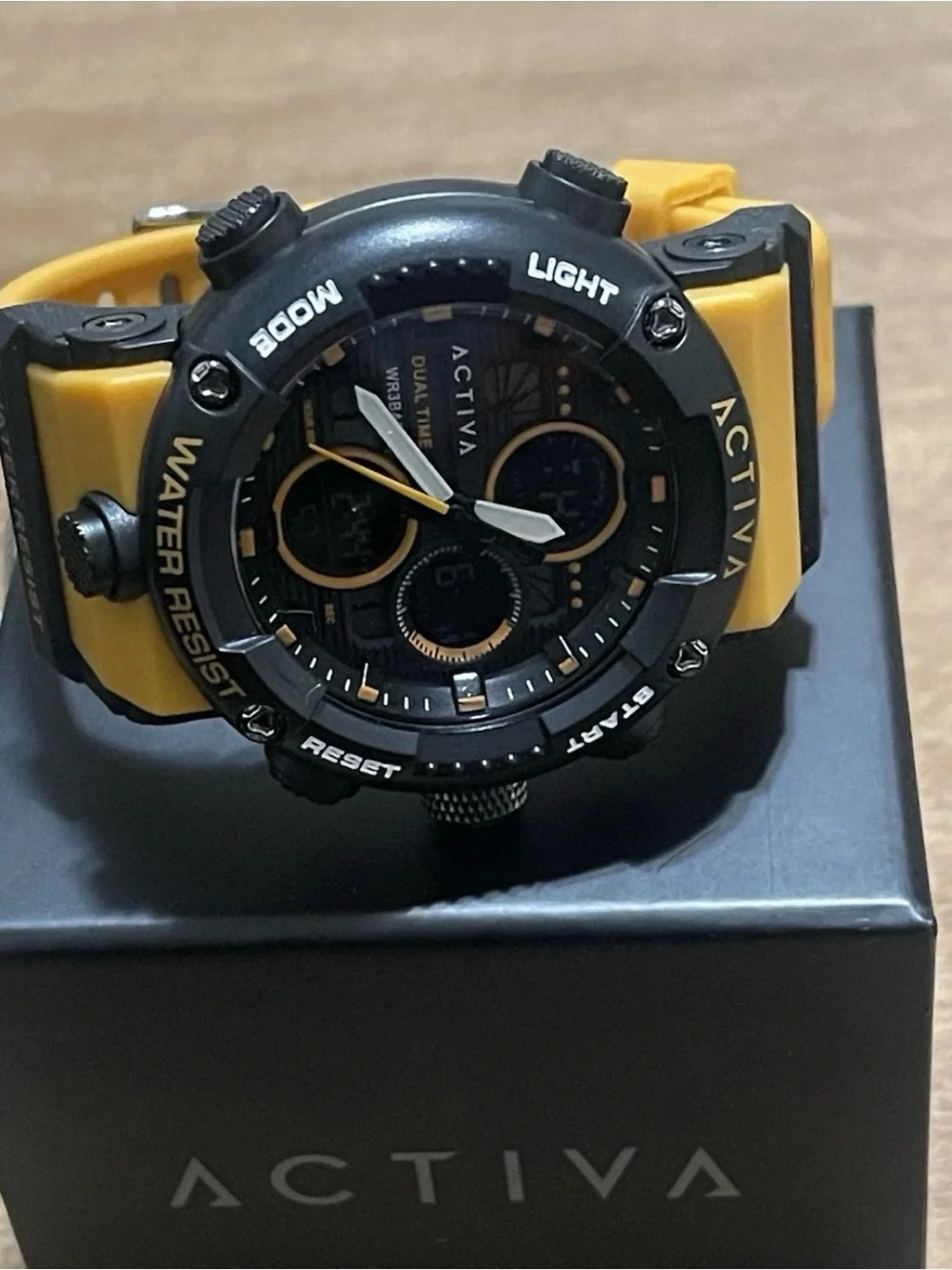 Activa X Invicta Digital Men's Watch - 52mm. Orange & Black, New